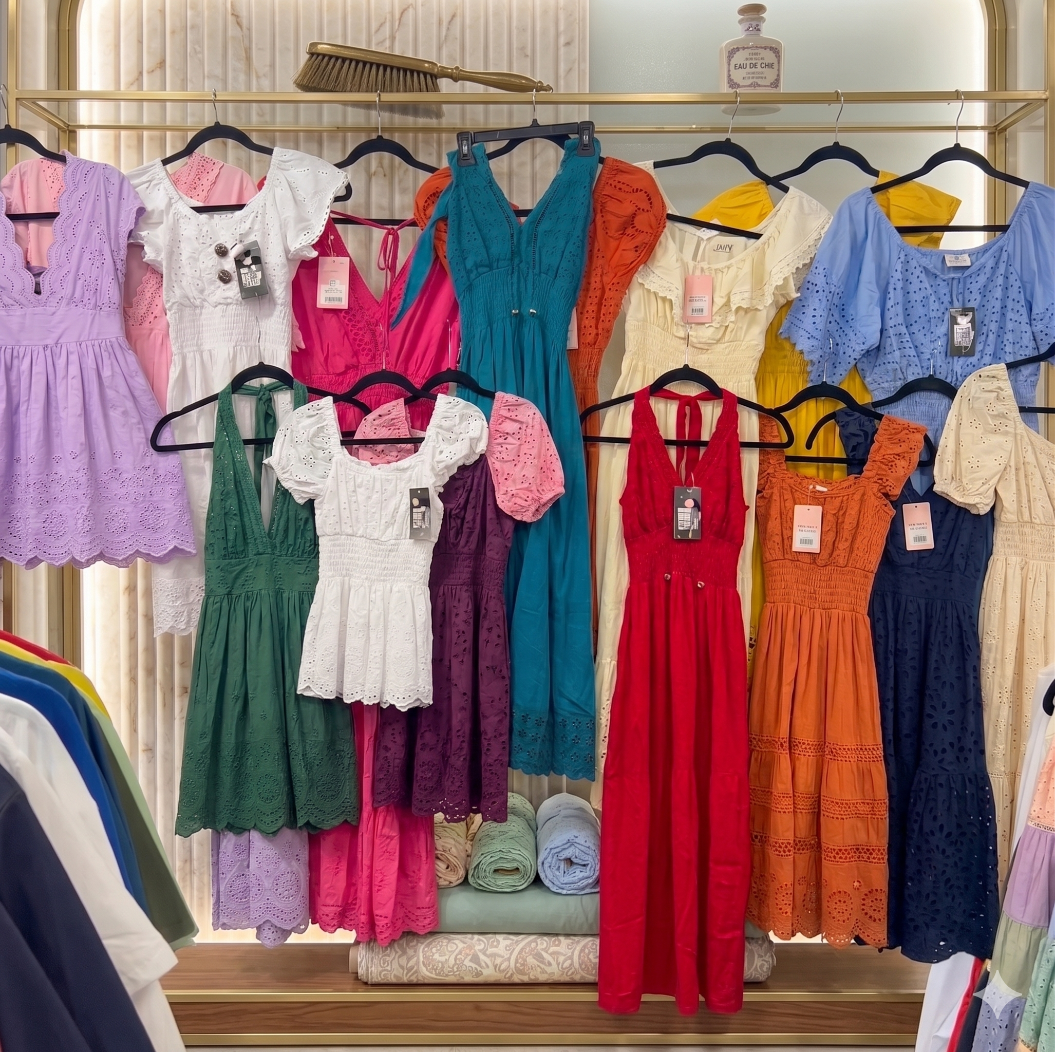 Colección curada de moda premium en ambiente boutique